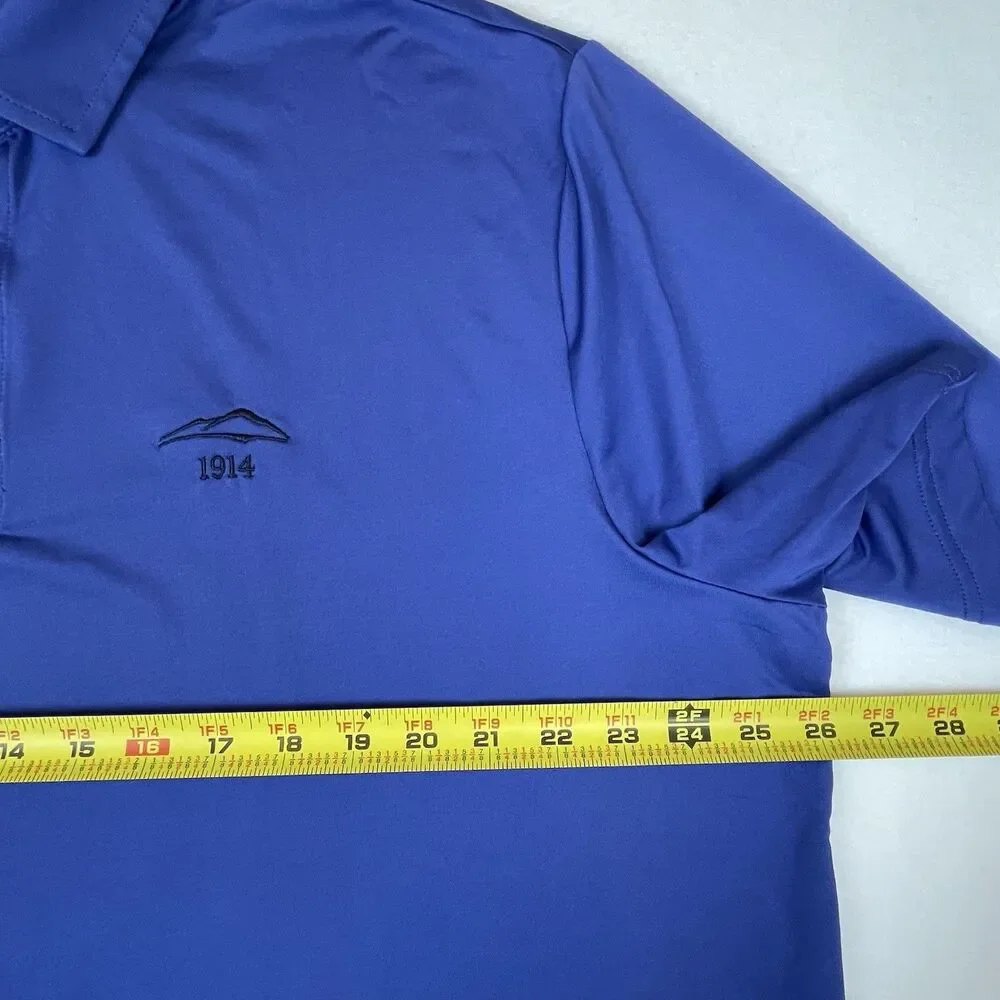 Polo Ralph Lauren Mens RLX THE RESERVE Golf Club Polo Shirt Blue-XL